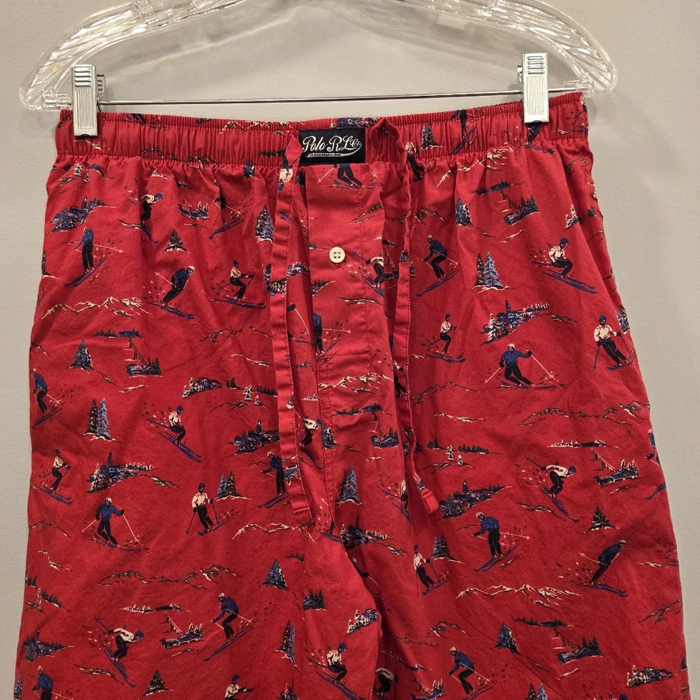 Polo Ralph Lauren Mens Medium Sleepwear Ski Print